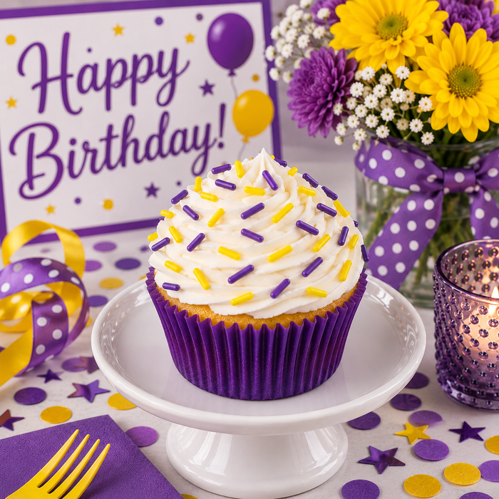 Bicolor Classic Sprinkles (Yellow/Purple)