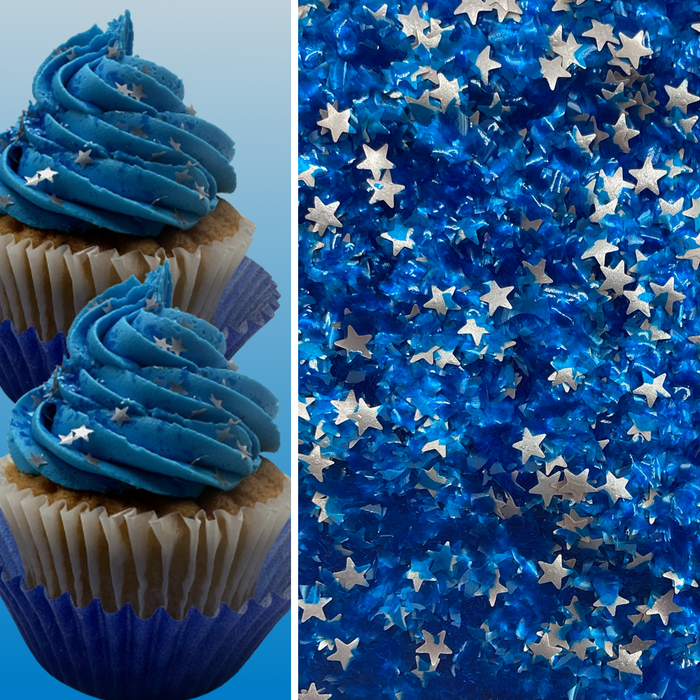 Starlight Blue Sparkle Flakes