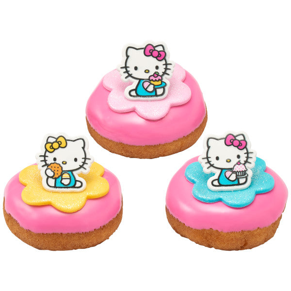 Hello Kitty Dessert Decoration Cupcake Toppers - 12ct