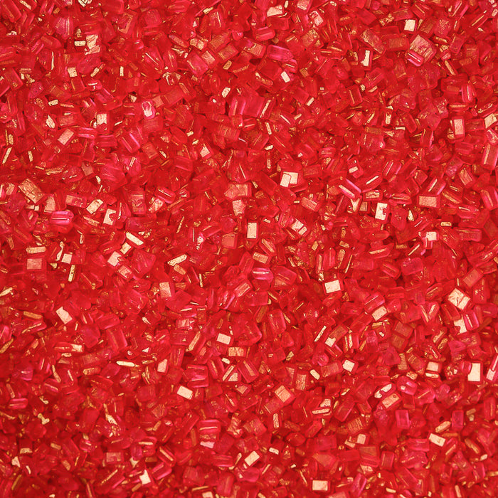 Edible Sugar Crystals (Red) - 4oz