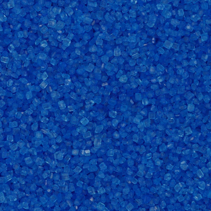 Edible Sugar Crystals (Blue) - 4oz