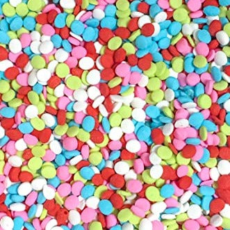 Lollipop Bright Disc Confetti Sprinkles - 4oz