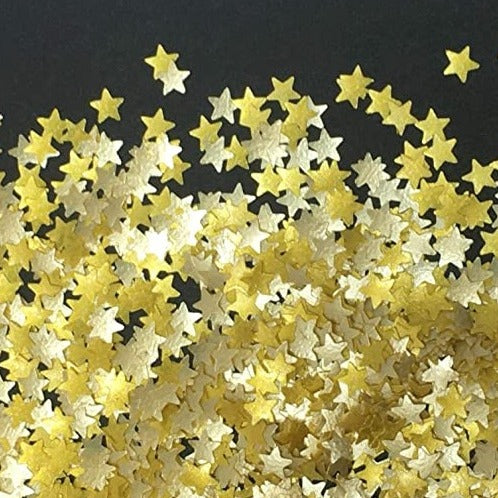 Gold Star Flake Confetti Sprinkles - 0.15oz