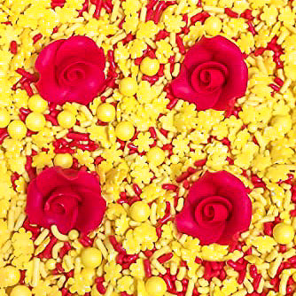 Roses In Pollen Sprinkle Mix - 4oz