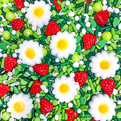 Daisies & Strawberries Sprinkle Mix - 4oz — SprinkleDeco