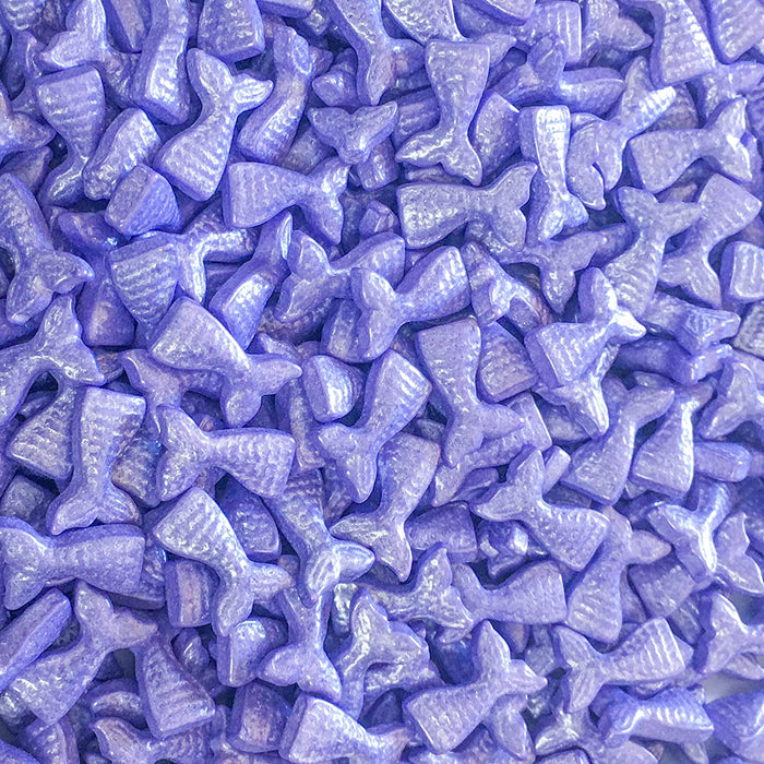 Purple Mermaid  Shaped Candy Sprinkles