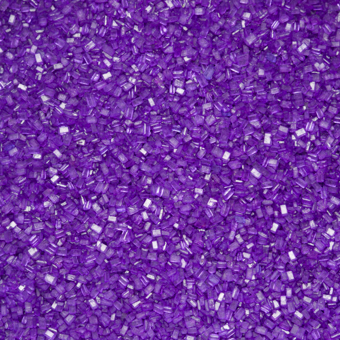 Edible Sugar Crystals (Purple) - 4oz