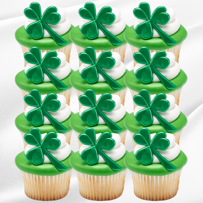 Saint Patrick's Day Dessert Decoration Cupcake Topper Rings - 12ct