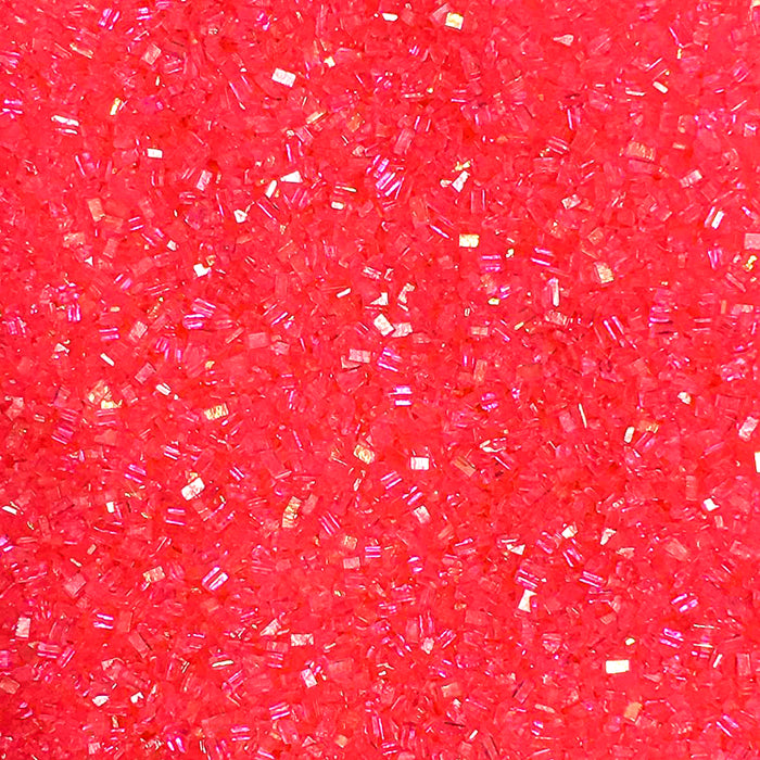 Edible Sugar Crystals (Hot Pink) - 4oz