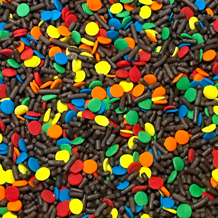 Chocolate Rainbow Sprinkle Mix - 4oz