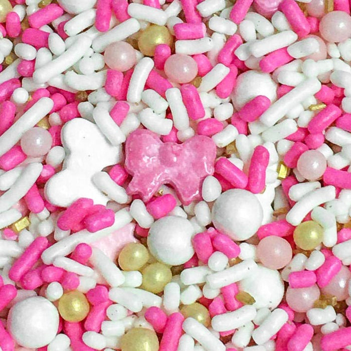 Baby Bows Sprinkle Mix (Pink) - 4oz