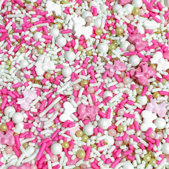 Baby Bows Sprinkle Mix (Pink) - 4oz
