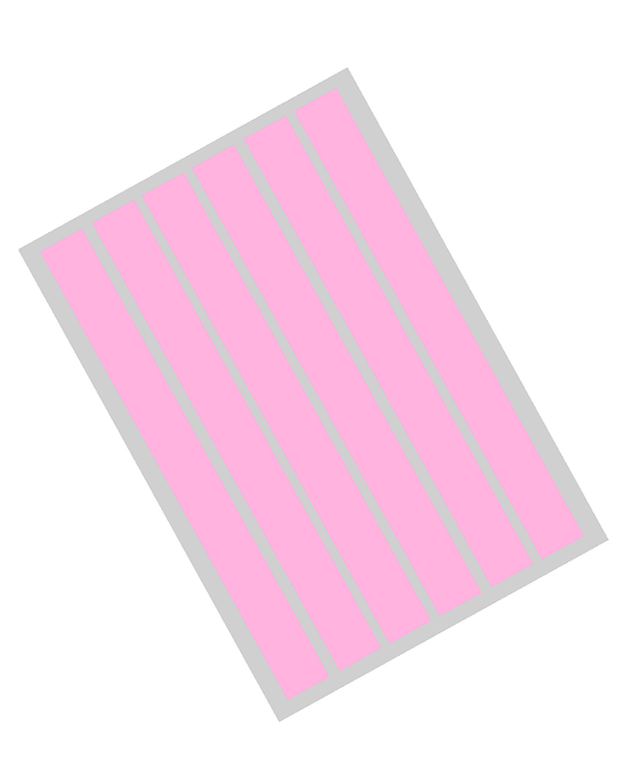 Edible Cake Decoration Ribbon Frosting Sheet - Light Pink