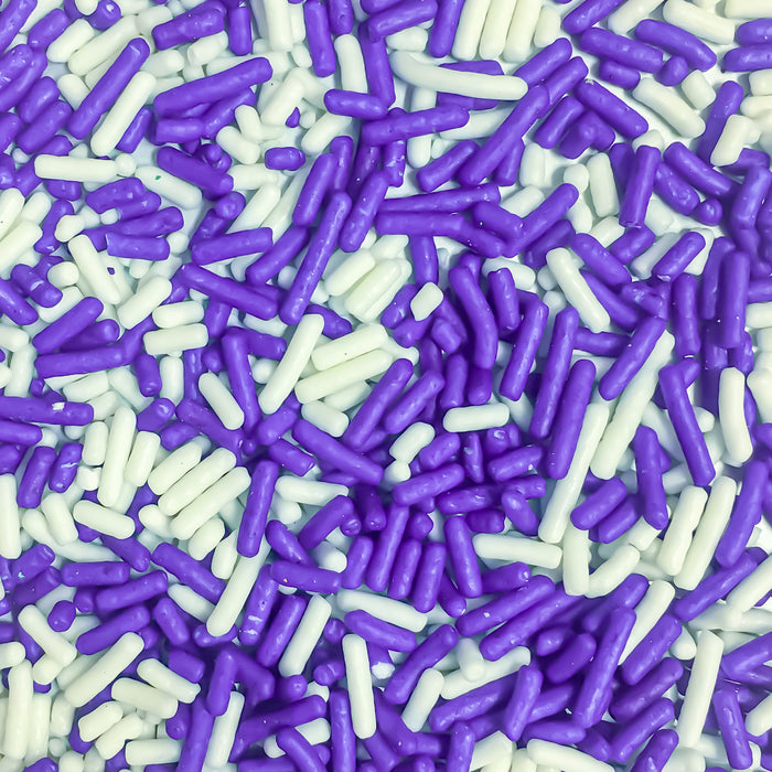 Bicolor Classic Sprinkles (Purple/White)
