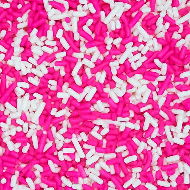 Bicolor Classic Sprinkles (Pink/White)