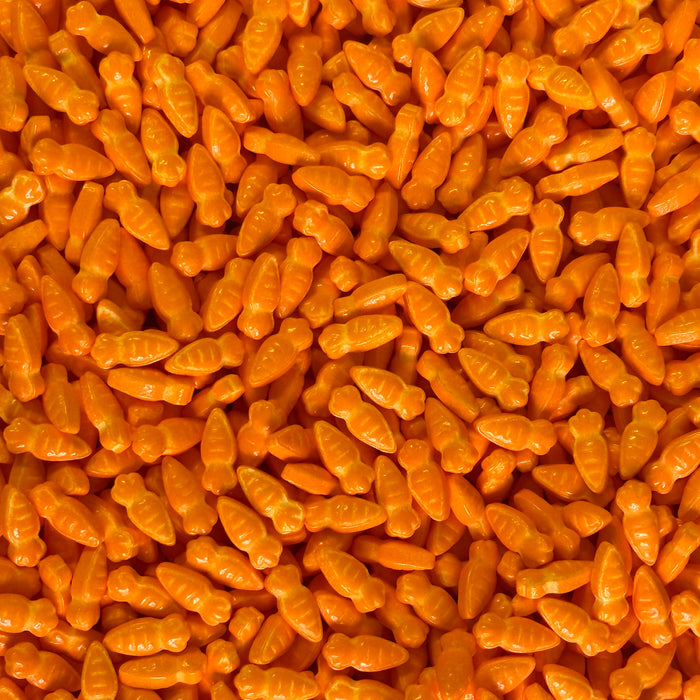 Carrot Shaped Candy Sprinkles