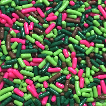 Pink Jungle Camoflage Cake Pop Cookie Cupcake Cakes Edible Confetti Decorations Sprinkles Desert Jimmies Toppers 6oz