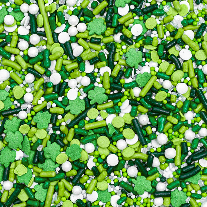 Green & Gold Sprinkles Mix  Emerald Isle Paddy Day Sprinkle Medley, Edible  Blend for St. Patrick's Day - Sweets & Treats™