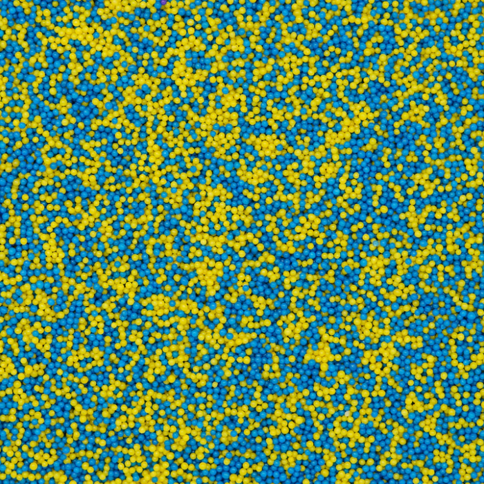 Bicolor Nonpareil Sprinkles (Yellow/Blue)