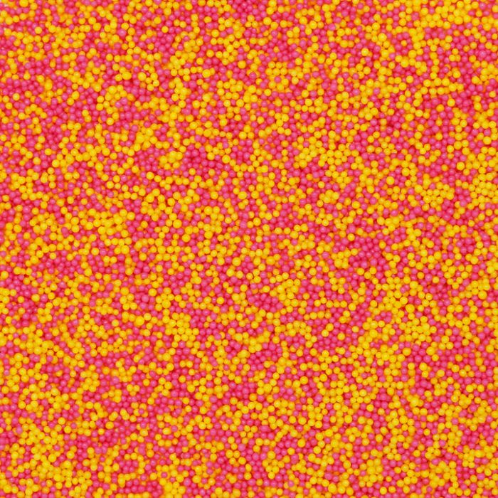 Bicolor Nonpareil Sprinkles (Yellow/Pink)