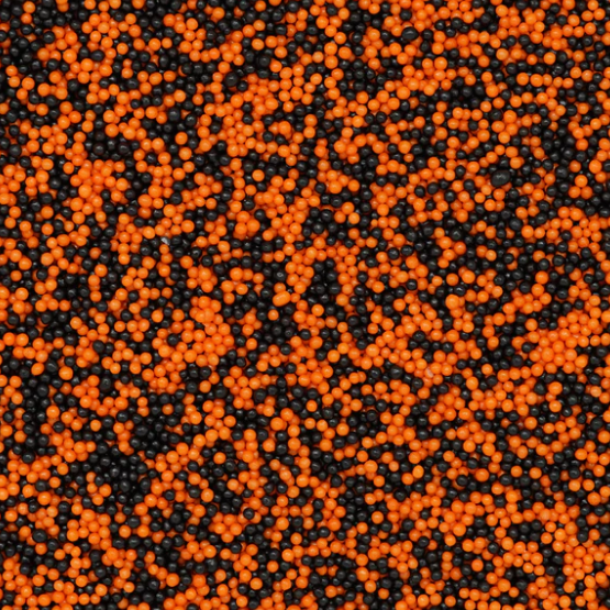Bicolor Nonpareil Sprinkles (Orange/Black)