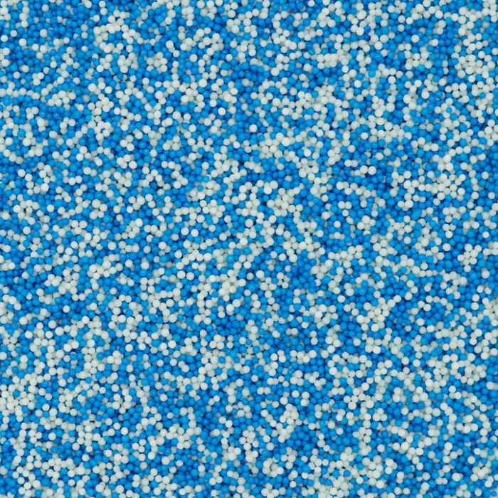 Bicolor Nonpareil Sprinkles (Blue/White)