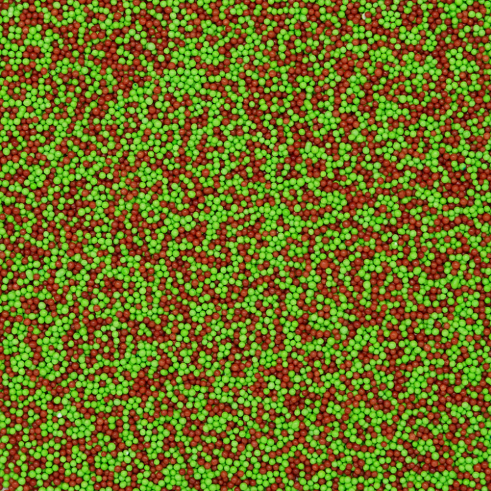 Bicolor Nonpareil Sprinkles (Red/Lime)