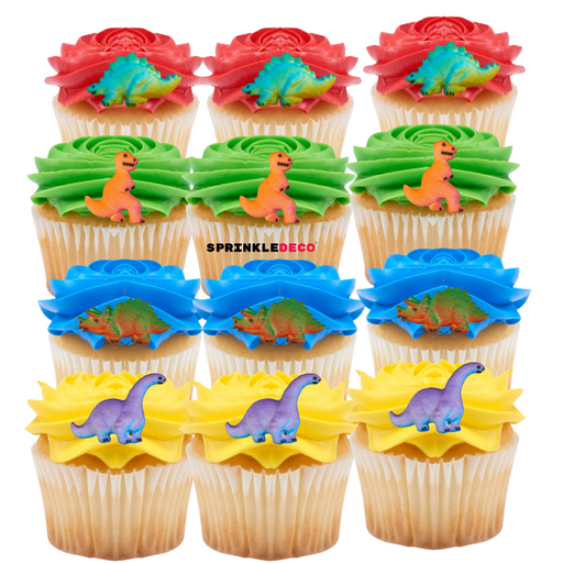 48 Dinosaur Decorations- Fun Edible Cake Decorations