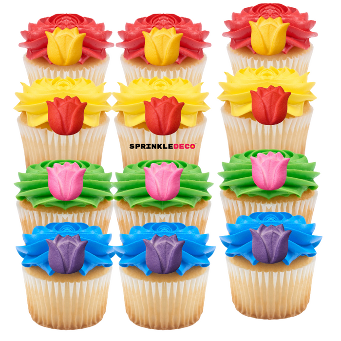 Colorful Tulip Decorative Sugars - 12ct, Asstd.