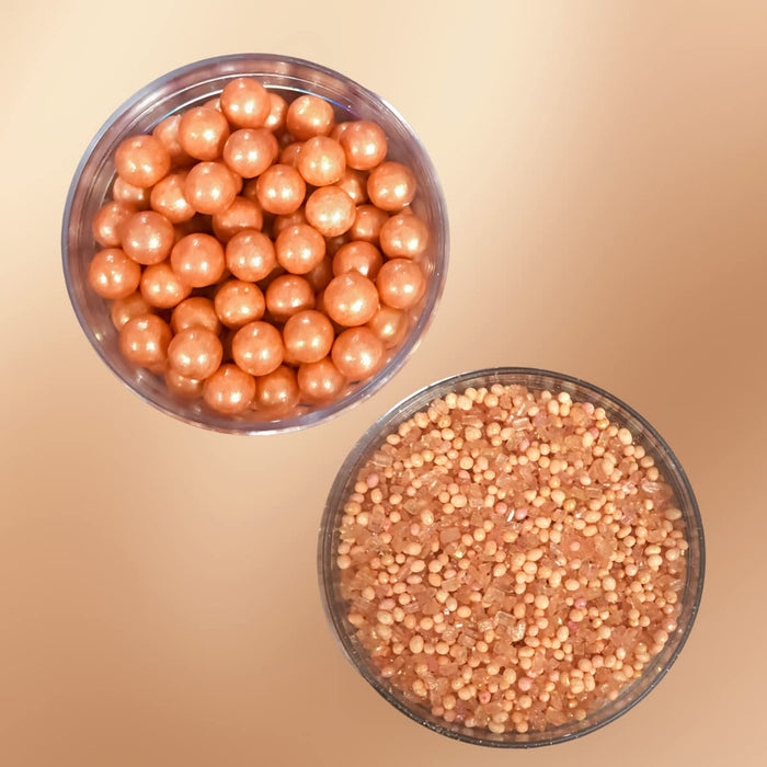Edible Glam Kit Confetti Sprinkles (Rose Gold) - 4oz