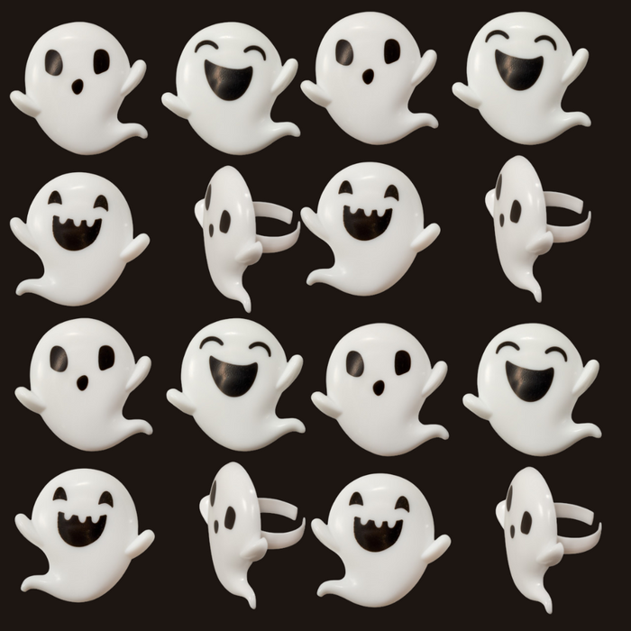 Screaming Ghost Dessert Decoration Cupcake Toppers - 12ct