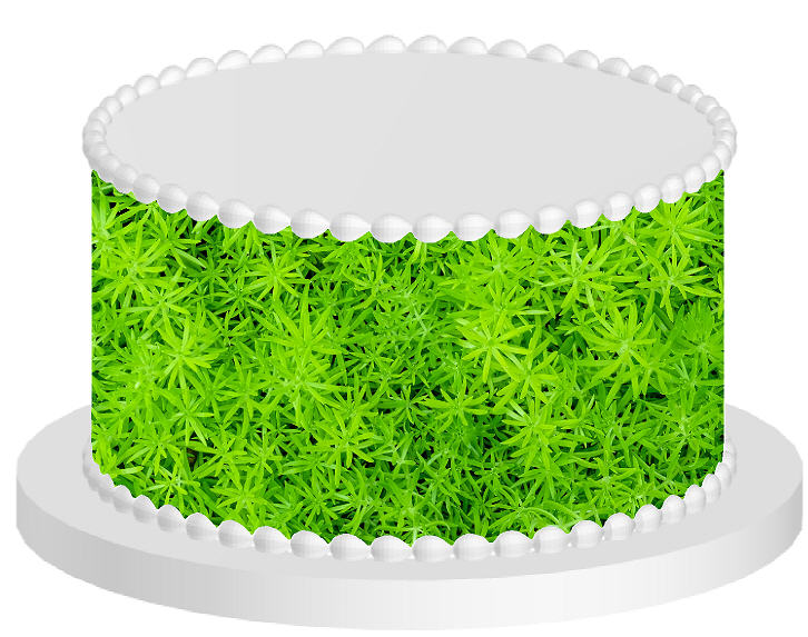 Cannabis Edible Cake Decoration Wrap