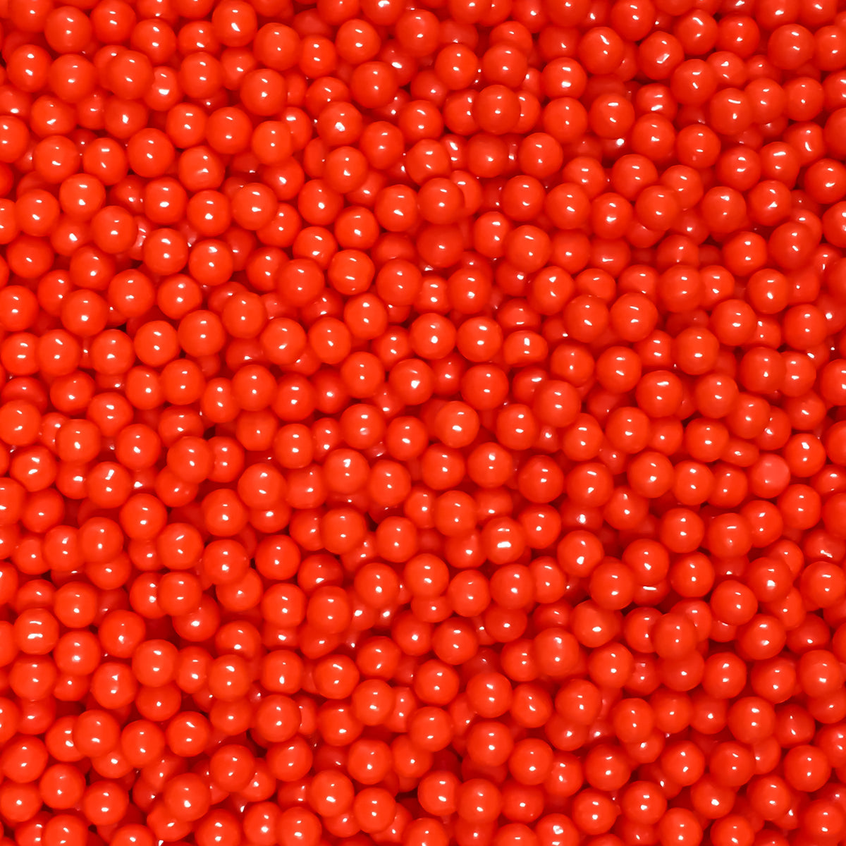 Candy Sprinkle Beads - Red 26oz Bulk