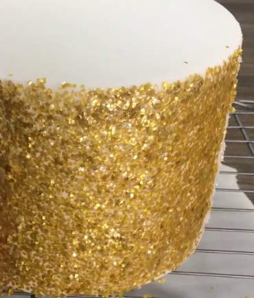 Gold Glitter Flakes  - 0.15oz