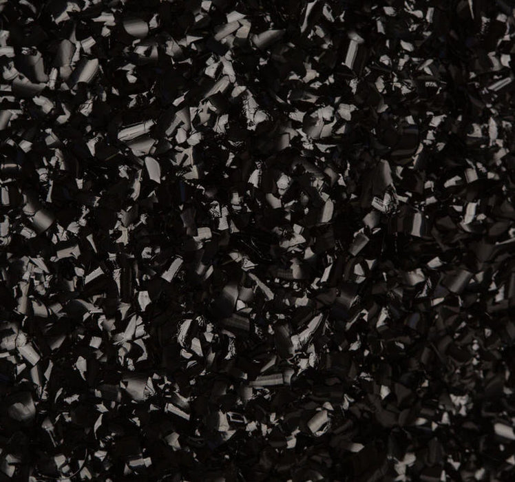 Black Glitter Edible Flakes  - 0.15oz