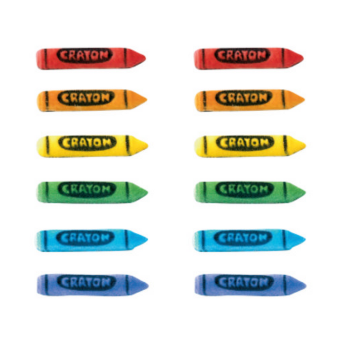 Crayon Decorative Sugars - 12ct