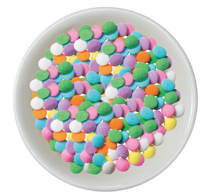 Pastel Disk Confetti Sprinkles 4oz