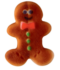 Gingerbread Man Decorative Sugars - 12ct